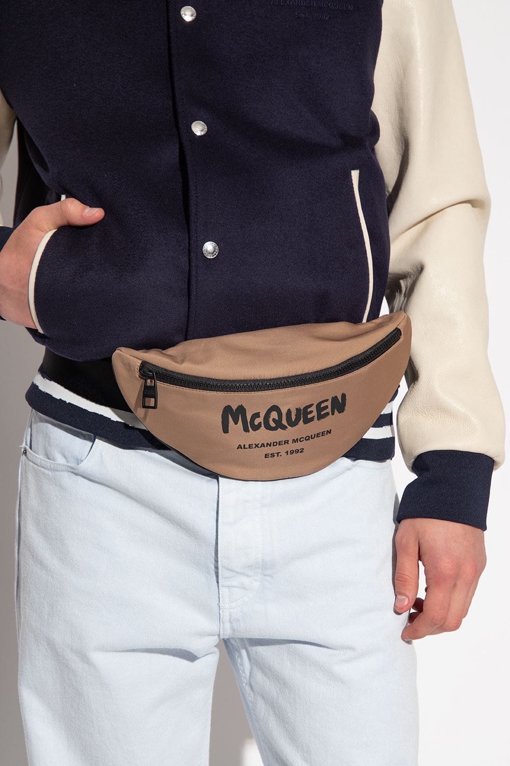 Alexander mcqueen waist on sale bag